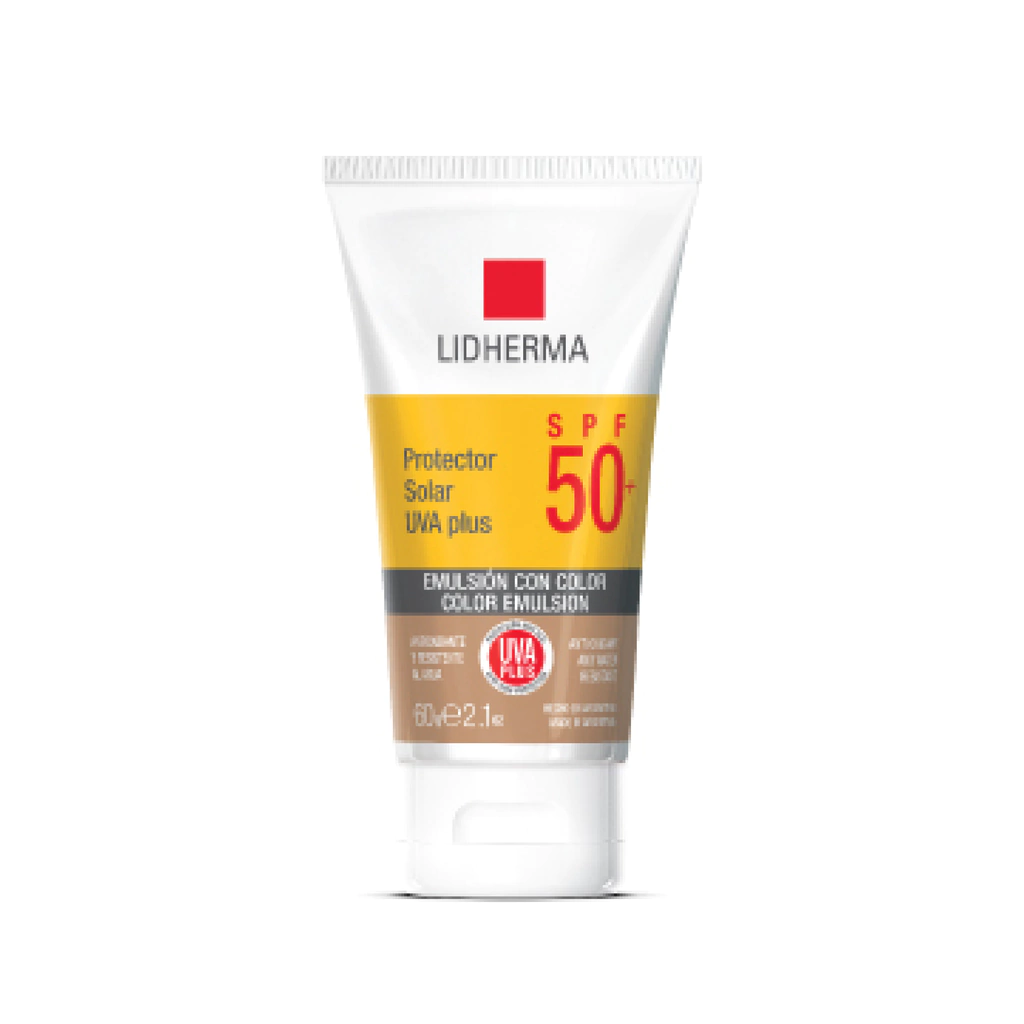 Protector Solar UVA Plus SPF 50 Color - Lidherma