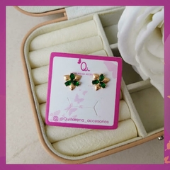 Topos Flor 3 Petalos Verdes