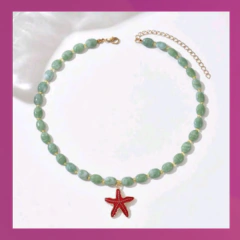 Collar Verde Marino Estrella de Mar - comprar en línea