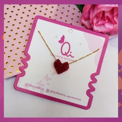 Cadena Corazón Rojo Pasión