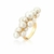 Anel com Pérolas de Água Doce Mistas - comprar online