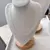 Gargantilha Mini Cristais Baguete na internet