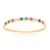 Bracelete Zircônia Multicolor - comprar online