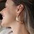 Brinco Curvo Liso Acetinado - comprar online