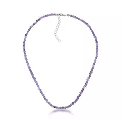 Chocker Ametista Esferas Prata 925