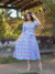Vestido midi plissado na internet