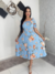 Vestido midi plissado