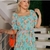 Vestido midi plissado - Vista Flor de Jambo