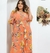 Imagem do Vestido longo plus plissado manga morcego