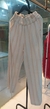 Calça pantalona linho com lastéx