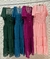 Vestido midi chiffon monocolor - comprar online
