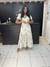 Vestido longo chiffon bordado - comprar online