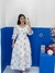 Imagem do Vestido longuete chiffon bordado