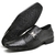 kit sapato social preto Ref-804 est. em couro legítimo - comprar online