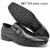 kit sapato social Ref-705 preto couro na internet