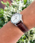 Relógio Mondaine Mini Feminino Pulseira de Couro - comprar online