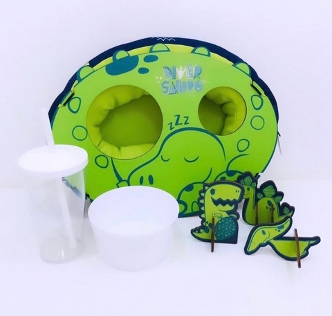 Kit Pipoca Dinossauro