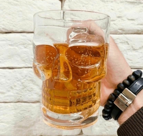 Caneca De Caveira Transparente