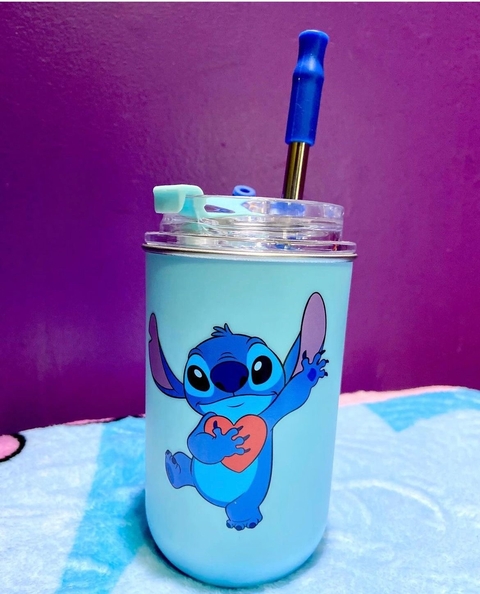 Copo Canudo Stitch