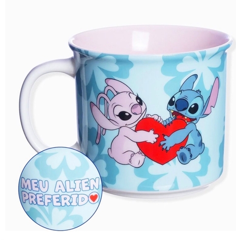 Caneca Rom Stitch Namorados