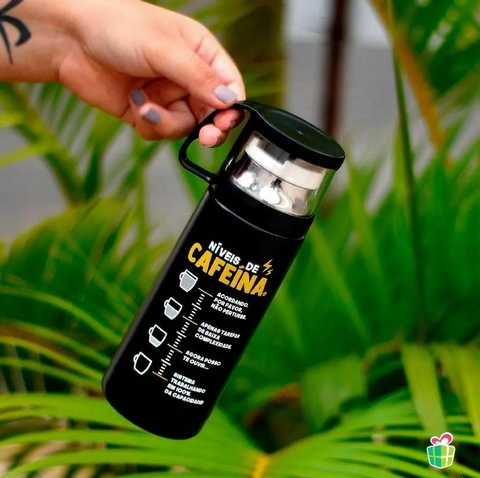 Garrafa Térmica Níveis de Caféina