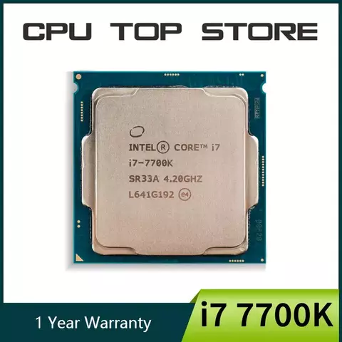 Processador Intel Core i7 7700K 4,2 GHz Quad-Core Oito-Thread 8M 91W CPU LGA 115