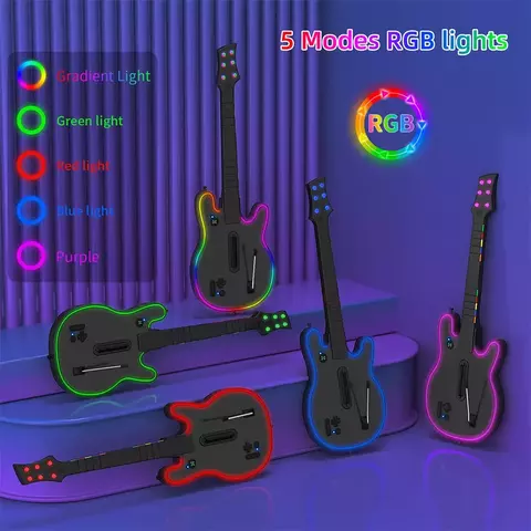 Guitarra Sem Fio 2.4G para Console Xbox Series X/S