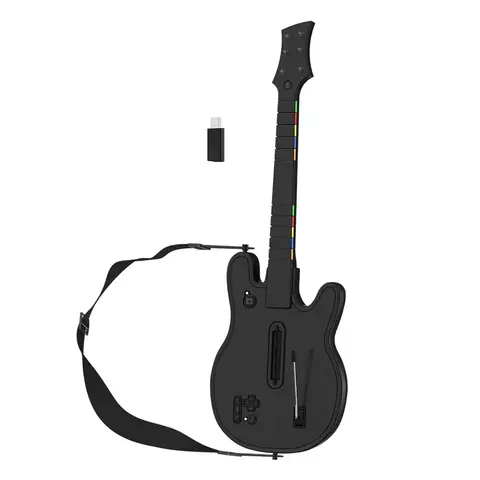 Guitarra Sem Fio com Console Joystick Remoto para PC