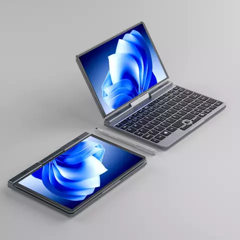 YSJMNPC Mini laptop de 12ª geração Intel N150 Quad Core 8 polegadas Tela LPDD