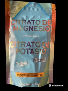 JOY NATURA CITRATO DE MAGNESIO Y POTASIO 150GR