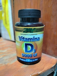 ZAYANATURA VITAMINA D3 60 TABLETAS