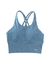 Crossed top - Blue
