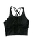 Crossed top - Black - comprar en línea