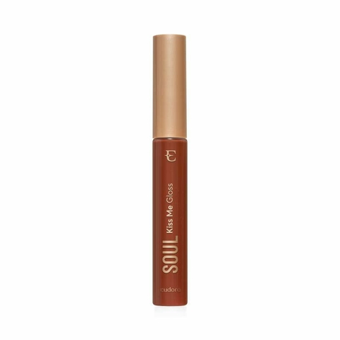 Gloss Marrom Bombom de Avelã Soul Kiss Me Doces Finos 5,2ml