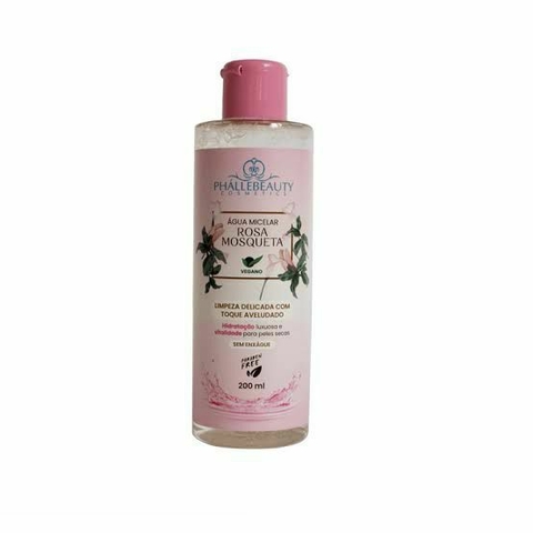Água Micelar Rosa Mosqueta - Phallebeauty