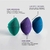 Esponja de maquiagem Flat Blend Roxa - Oceáne - BM Cosmetics