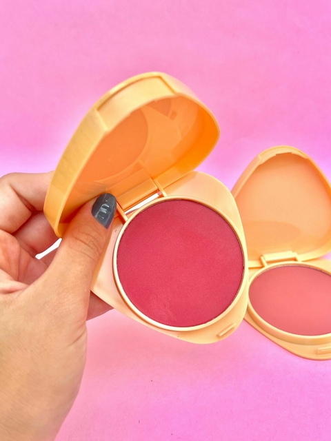 Blush Compacto Glass - Cor GB50 - Ruby Rose