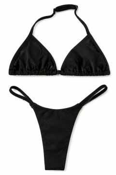Biquíni Marquinha de Fita Preto | Mare Mio - comprar online