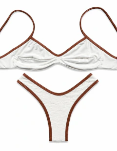 Biquíni Meia-Taça Asa Delta | Cappuccino Duo Mare Mio - Mare Mio Bikinis