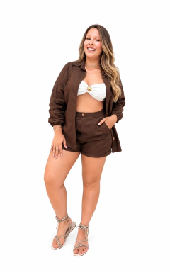 Conjunto Camisa e Short Linho | Carmelo Mare Mio na internet