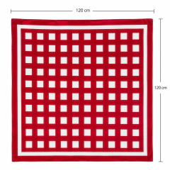 Pareô Feminino Estampa Chess Vermelho | Mare Mio na internet