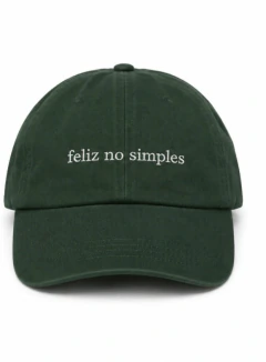 Boné Feliz no Simples Verde Folha | Mare Mio