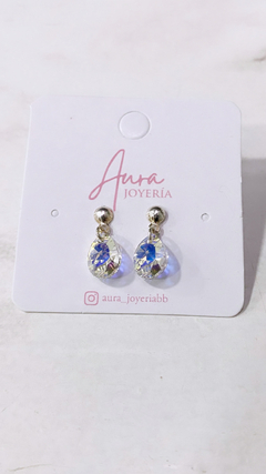 Aros Gota cristal