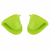 KIT 2 LUVAS TÉRMICAS DE SILICONE JACARÉ - VERDE