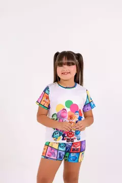Manga Curta - Divertidamente - Menina - loja online