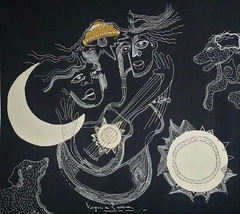 Dibujo. 32 cm. x 32 cm.