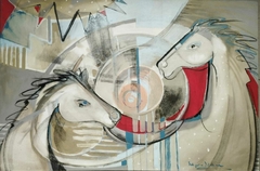 Acrílico sobre tela. 80 x 120 cm.