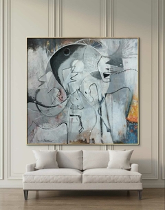 Pintura. 150cm x 160cm. (El marco es ilustrativo) - Virginia Rivera Arte