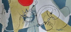 Dibujo. 29,5 cm. x 67 cm.