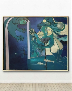 Acrílico sobre tela. 150 cm x 180 cm (El marco es ilustrativo)